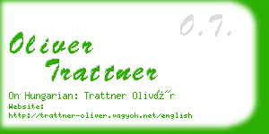 oliver trattner business card